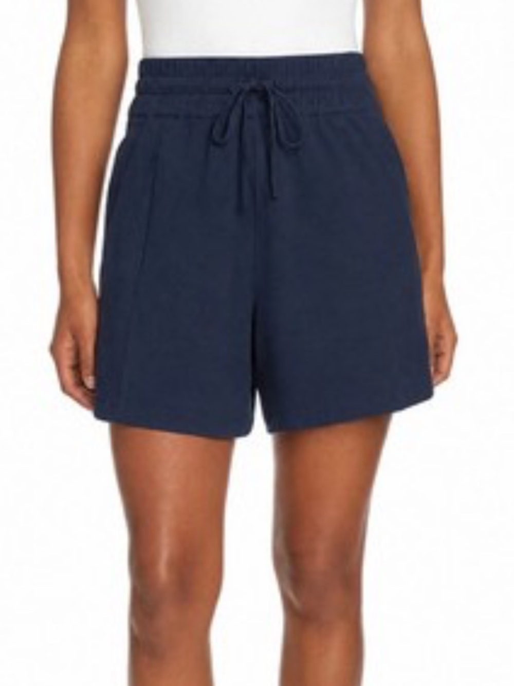 NWT BCBG Navy Blue Drawstring Wide-Leg Lounge Shorts – Size Small